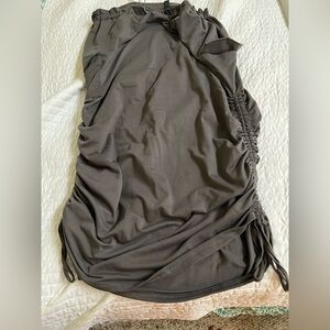 SHEIN Curve Charcoal Cargo Skirt